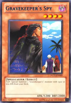 Yugioh! MP Gravekeeper's Spy - Blue - DL11-EN009 - Rare - Unlimited Edition Mode - Image 1