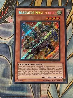 Gladiator Beast Equeste LCGX-EN251 Secret Rare Unlim NM - Image 1