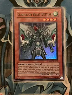Yugioh - Gladiator Beast Bestiari CP07-EN004 Super Rare MP/LP - Image 1