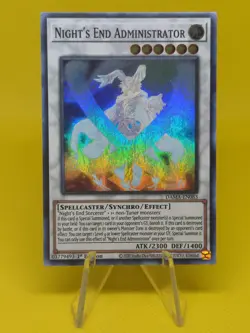 Yugioh - Night's End Administrator (DAMA-EN083) - Super Rare 1st Edition - Image 1