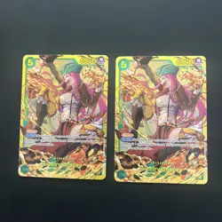 Jewelry Bonney OP12-118 SEC One Piece TCG -English Card Near Mint Secret Rare x2 - Image 1