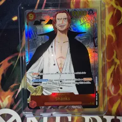 One Piece CCG Shanks OP01-120 SEC Manga Alternate Art PRB-01 English - Image 1