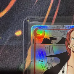 One Piece CCG Shanks OP01-120 SEC Manga Alternate Art PRB-01 English - Image 2