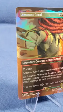 Amarant Coral (Borderless) 457 Commander: FINAL FANTASY Magic: The Gathering NM - Image 5