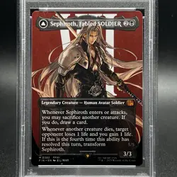 Sephiroth, Fabled SOLDIER (0382) (Borderless) Final Fantasy PSA 10 GEM MINT - Image 2