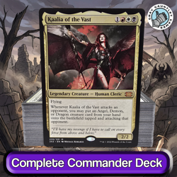 Kaalia of the Vast COMMANDER DECK Angel Demon Flying Mardu MTG Custom EDH Magic - Image 1
