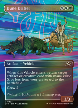 MTG Dune Drifter Borderless Foil ** Aetherdrift ** English - Image 1