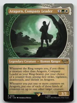 Aragorn, Company Leader (Showcase) *Non-Foil* LTR 316 NM - Image 1