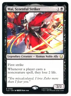 MtG TLA Mai, Scornful Striker #109 Non-Foil - Image 1