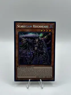 MP23-EN068 Scarecalw Reicheart Prismatic Secret Rare 1st Edition YuGiOh - Image 1