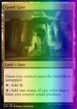 MTG Gond Gate (353/1080) Commander Legends Battle for Baldur's Gate LP FOIL - Image 1