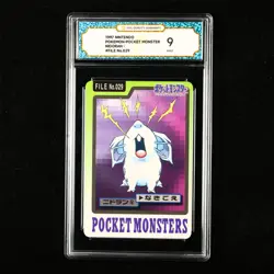 TQG 9 MINT 1997 Pokemon Bandai Carddass JPN Nidoran No.029 - Image 1
