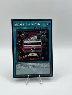 YuGiOh Secret Password RA04-EN095 Secret Rare 1st Edition - Image 1
