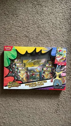 Sealed Pokemon TCG Ascended Heroes Premium Poster Collection Mega Lucario New - Image 3
