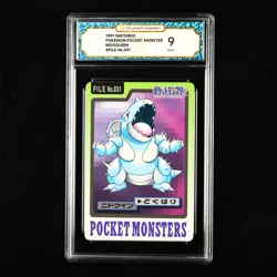 TQG 9 MINT 1997 Pokemon Bandai Carddass JPN Nidoqueen No.031 - Image 1