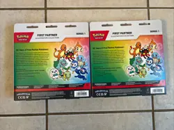 POKEMON FIRST PARTNER ILLUSTRATION COLLECTION SERIES 1 SEALED Promo Box 2 LOT - Image 2