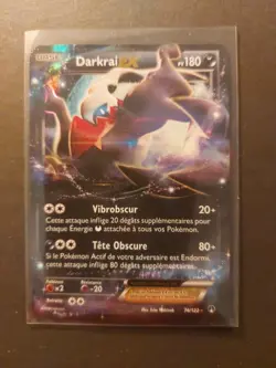 Darkrai EX 74/122 XY Rupture Turbo FR 2016 Pokemon JCC - Image 1