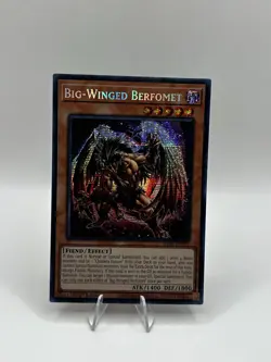 MP24-EN092 Big-Winged Berfomet Prismatic Secret Rare 1st Ed YuGiOh - Image 1