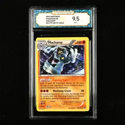 TQG 9.5 MINT+ 2014 Pokemon ENG Machamp XY-FF 46/111 HOLO - Image 1