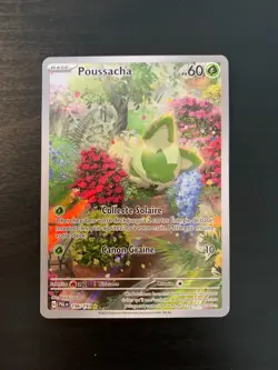 Carte Pokemon : Poussacha 196/193 Evolutions a Paldea Francaise NEUF - Image 1