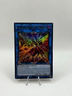 YuGiOh Salamangreat Raging Phoenix RA04-EN083 Super Rare 1st Edition - Image 1