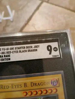 Yugioh Red Eyes Black Dragon SGC 9 SDJ 1st Edition SDJ-001 Joey (Scuffs On Case) - Image 4