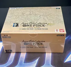 EB02 One Piece TCG Anime 25th Collection Booster Box Lot of 3 English Sealed - Image 4