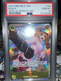 2024 ONE PIECE JPN OP09-EMPERORS IN THE NEW WORLD ALTERNATE ART KOALA PSA 10 - Image 2