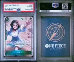 One Piece OP10 Royal Blood #OP10-037 Lim Rare Alternate Art PSA 10 JPN - Image 1