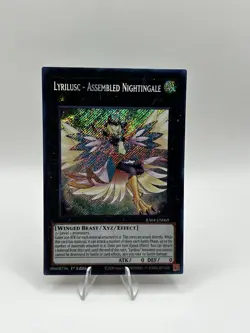 Lyrilusc - Assembled Nightingale Quarter Century Secret Rare RA04-EN069 Yugioh - Image 1
