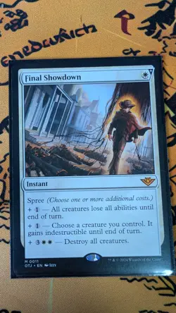 Magic The Gathering Card Final Showdown - Outlaws of Thunder Junction MTG NM - Image 1