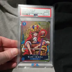 PSA10 ONE PIECE Card Game Monkey D Luffy WEEKLY SHONEN JUMP P-043 PROMO Japanese - Image 2