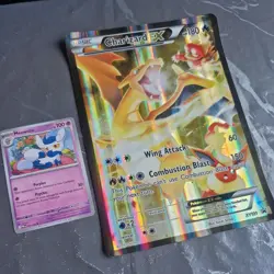 Charizard EX 2016 XY121 JUMBO Promo Pokemon TCG Card From X&Y Era - MP Holo Rare - Image 5