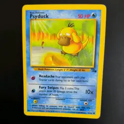 PSYDUCK 53/62 POKEMON CARD (FOSSIL SET) - Image 1
