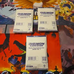 3x Digimon Card Game Store Tournament Kit 2026 Vol. 1 Saled English 3x) - Image 1