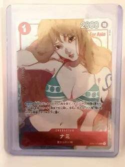 Nami OP01-016 R Premium Card Collection Girls Edition Asia ONE PIECE Card TCG NM - Image 1