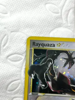 Pokemon Rayquaza Gold Star EX Deoxys Ultra Rare Holo Card #107 - Image 4