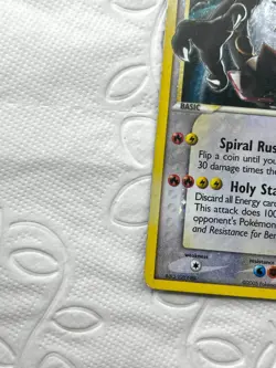 Pokemon Rayquaza Gold Star EX Deoxys Ultra Rare Holo Card #107 - Image 5