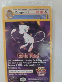 Pokemon The First Movie Full Set Promo Card Sealed 1999 WB Gold Stamp Catch Mew - Image 3