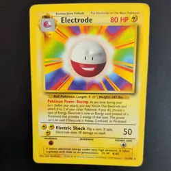 ELECTRODE 21/102 POKEMON CARD (BASE SET) - Image 1