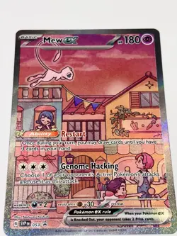 Pokemon Mew EX 151 TCG Holo Promo Card Scarlet & Violet Mint - Image 2
