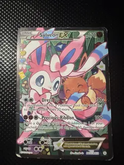 Sylveon EX Full Art Ultra Rare Holo Pokemon Card Generations RC32/RC32 - Image 1