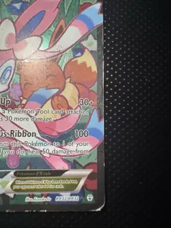Sylveon EX Full Art Ultra Rare Holo Pokemon Card Generations RC32/RC32 - Image 4