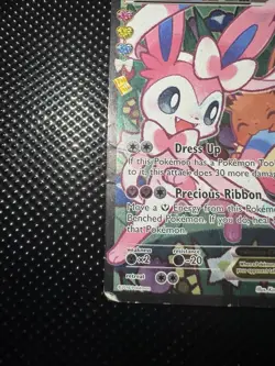 Sylveon EX Full Art Ultra Rare Holo Pokemon Card Generations RC32/RC32 - Image 5