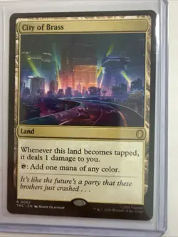 City of Brass #62 Rare MTG Teenage Mutant Ninja Turtles Commander TMC EN NM - Image 1