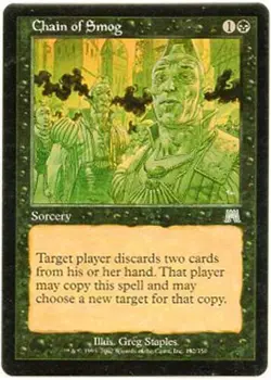 CHAIN OF SMOG X1 MAGIC MTG ONSLAUGHT EXCELLENT (EX) 2002 - Image 1