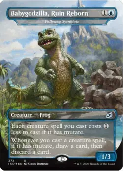 Babygodzilla, Ruin Reborn (NM-M, #372, Regular) Ikoria (IKO) - Image 1