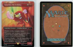 Knuckles the Echidna (Rainbow Foil) 2082 Secret Lair Drop Series MTG NM - Image 3