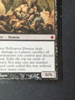 MTG - 1x Hellcarver Demon - Rise of the Eldrazi - NM/LP Magic The Gathering #113 - Image 4