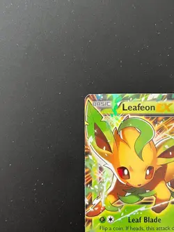 2016 Pokemon XY Generations Leafeon EX 10/83 Ultra Rare LP - Image 5